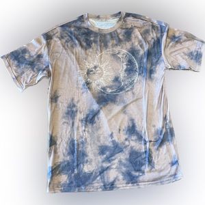 SHEIN Moon and Sun Tie-dye Tee